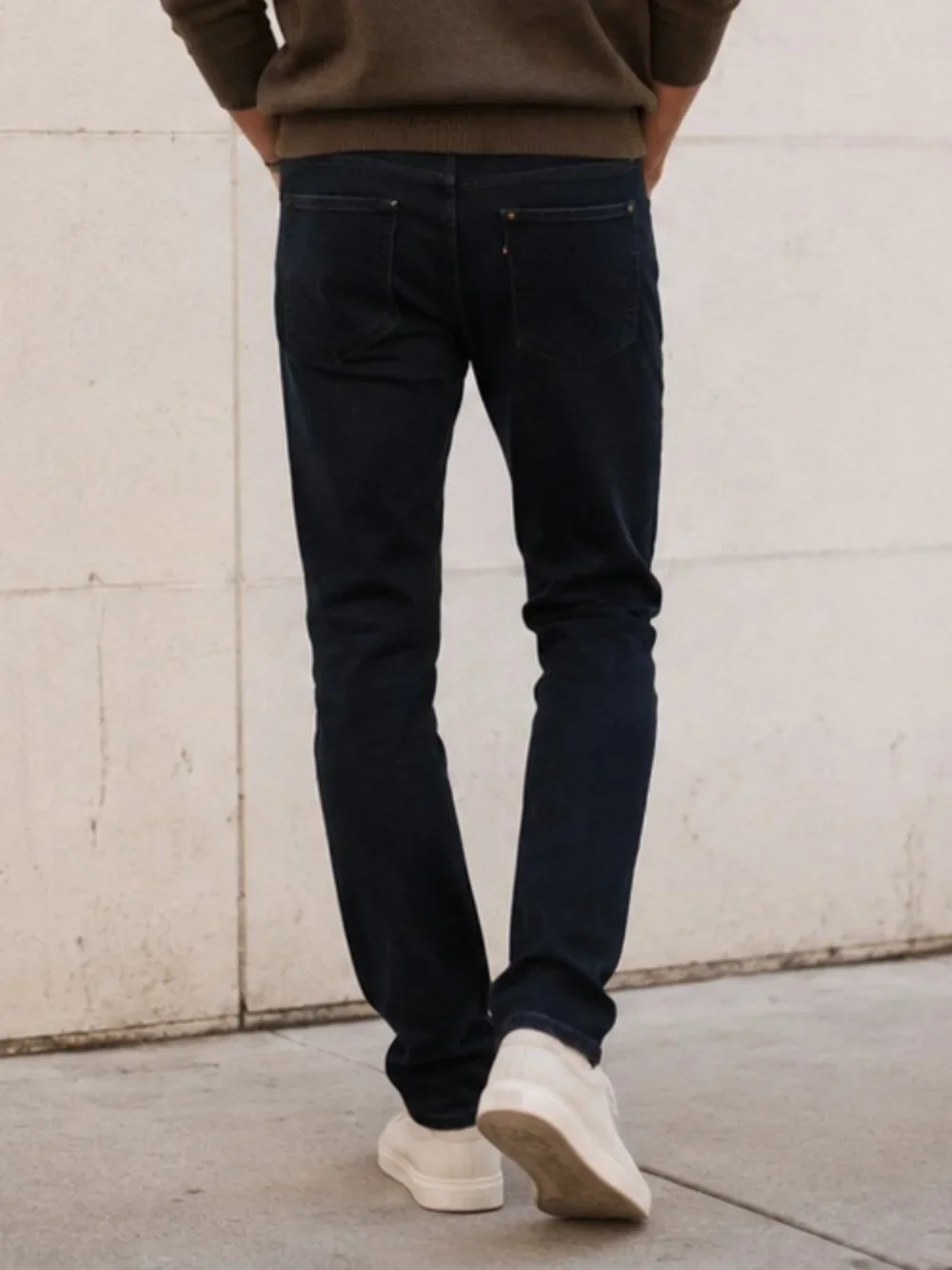 7 For All Mankind Slimmy Jeans Men's Dark indigo wash Stretch Denim | Size 32